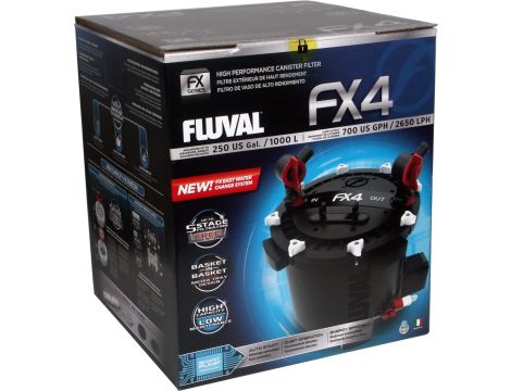 Filtr kubełkowy Fluval Hagen FX4 do 1000L - 2650 l/h