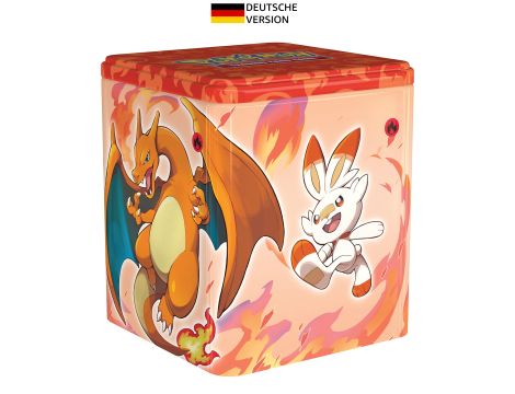 Karty Pokémon Feuer-Stapel-Tin-Box: Glurak
