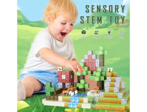 Welmay Montessori klocki magnetyczne - 4