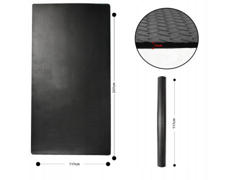 Mata pod sprzęt CCLife 237 cm x 117 cm czarny - 4