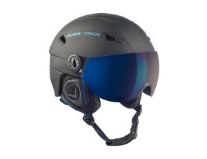 BLACK  KASK NARCIARSKI CZARNY 59-60CM
