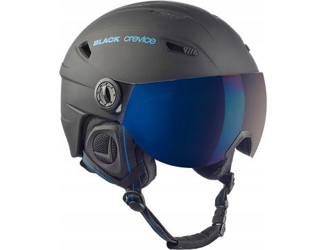 BLACK  KASK NARCIARSKI CZARNY 59-60CM - 2