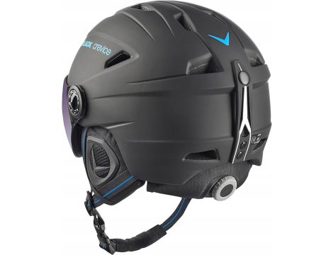 BLACK  KASK NARCIARSKI CZARNY 59-60CM - 3