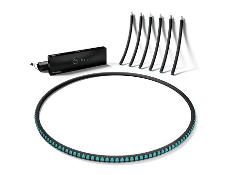 Hula hop z wypustkami 7PFEIL 100 cm wielokolorowy