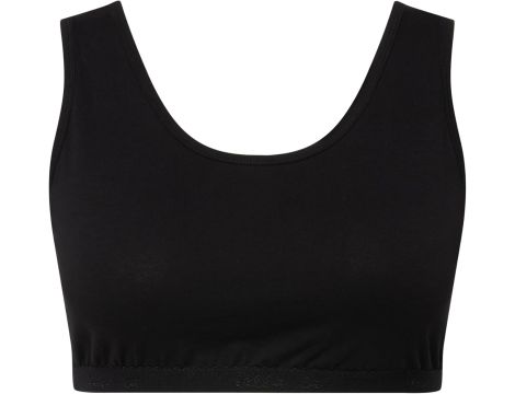 Biustonosz wsuwany jednokolorowy czarny plus size czarny 50-52 - 6