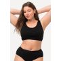 Biustonosz wsuwany jednokolorowy czarny plus size czarny 50-52 - 5