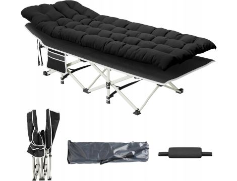 Łóżko polowe składane YITAHOME 190 cm x 71cm Łóżko kempingowe z materacem - 2
