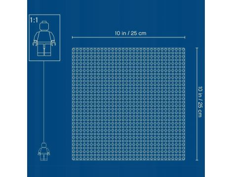 Biała płytka konstrukcyjna LEGO Classic 11026 - 7