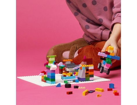 Biała płytka konstrukcyjna LEGO Classic 11026 - 10