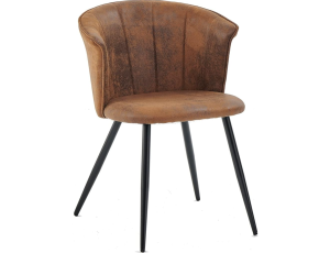 Fotel tradycyjny MEUBLE COSY brązowy - image 2