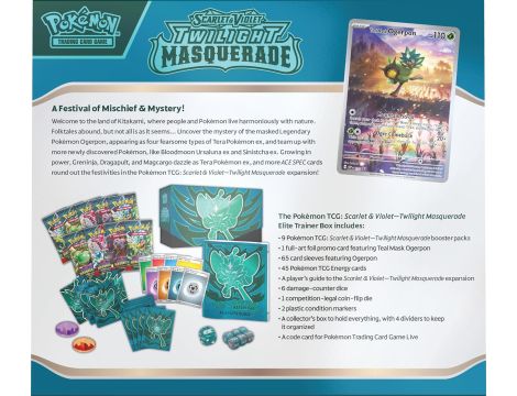 Pokémon TCG: Scarlet & Violet - Twilight Masquerade - Elite Trainer Box ETB - 4