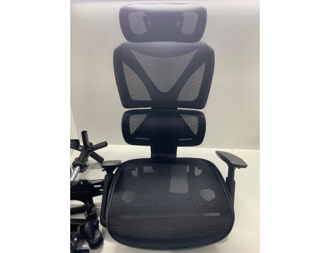 Marsail MSOC10B-EU krzesło biurowe, nylon, czarne, 60 szer. x 58 gł. x132cm - 5