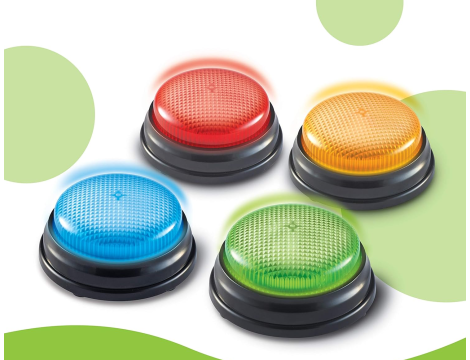 Przyciski dźwiękowe LED Learning Resources 4 szt. - 3