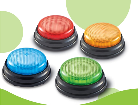 Przyciski dźwiękowe LED Learning Resources 4 szt. - 5
