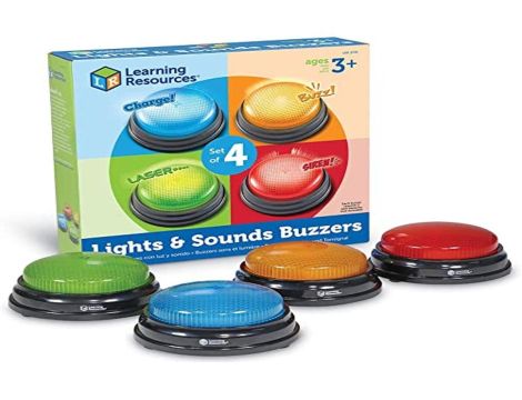 Przyciski dźwiękowe LED Learning Resources 4 szt.