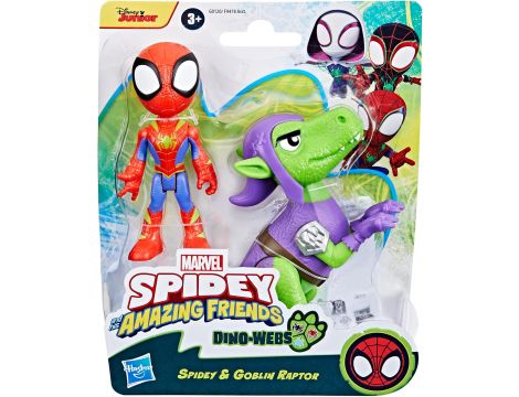 Spider-Man Spidey Dino-Webs Zestaw figurek Spidey i Goblin Raptor Hasbro - 5