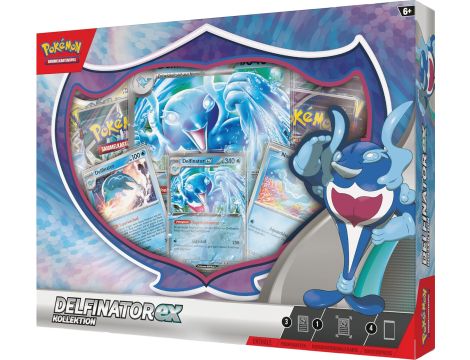 POKEMON GRA KARCIANA KOLEKCJONERSKA DELFINATOR-EX - 4