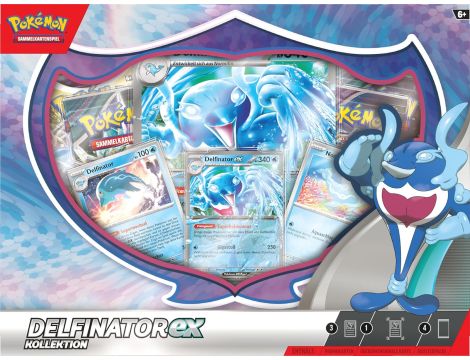 POKEMON GRA KARCIANA KOLEKCJONERSKA DELFINATOR-EX - 3