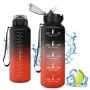 Bidon Czarno-Czerwony 1500ml Vikaster Sports - 2