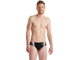 ARENA Swim Briefs Mężczyźni M Threefold Brief R 54 Black-asphalt-white - image 2