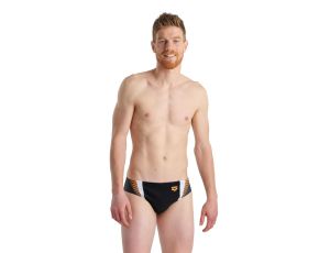 ARENA Swim Briefs Mężczyźni M Threefold Brief R 54 Black-asphalt-white