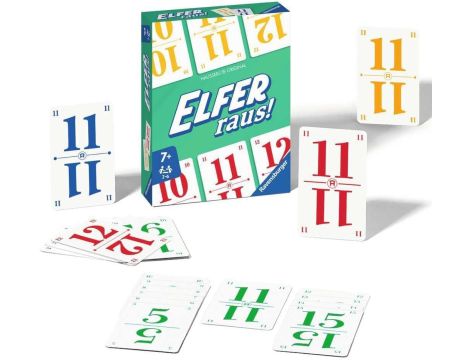 Ravensburger Elfer raus! Der Klassiker, Kartenspiel 2 - 6 Spieler, Spiel ab - 5