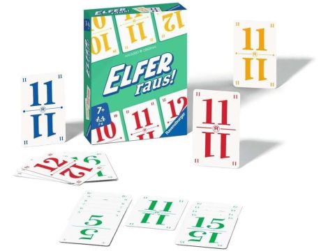 Ravensburger Elfer raus! Der Klassiker, Kartenspiel 2 - 6 Spieler, Spiel ab - 4