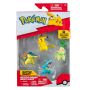 POKEMON Multipak Pikachu, Chikorita, Totodile, Cyndaquil figurki bitewne - 2