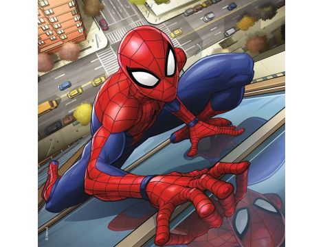 Puzzle Ravensburger Marvel 147 elementów 3x49 Spiderman w akcji - 3