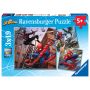 Puzzle Ravensburger Marvel 147 elementów 3x49 Spiderman w akcji - 2
