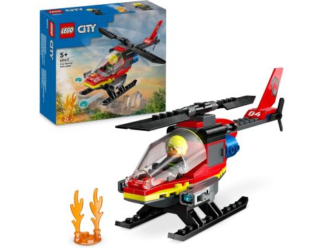 Strażacki helikopter ratunkowy LEGO City 60411 - 2