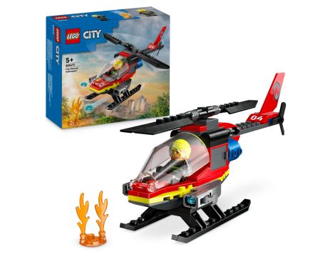 Strażacki helikopter ratunkowy LEGO City 60411