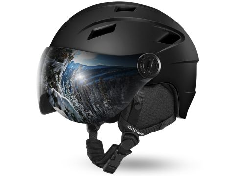 Kask narciarski rozmiar M czarny Odoland