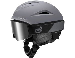 Kask narciarski z goglami rozmiar M, szary Odoland - image 2