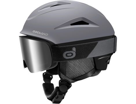 Kask narciarski z goglami rozmiar M, szary Odoland - 2