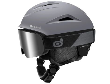 Kask narciarski z goglami rozmiar M, szary Odoland
