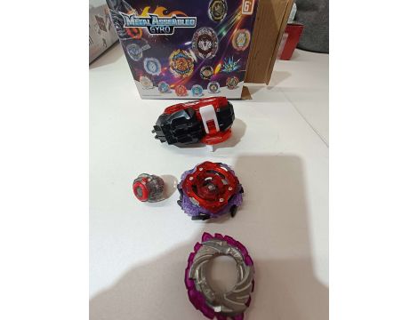 Acebwhtoy Bey Burst Turbo Blade Set Bey Metal Fusion Blade bączek bojowy - 5
