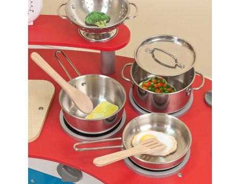 Melissa & Doug Zestaw naczyń kuchennych | Zestaw zabawek dla dzieci - 4