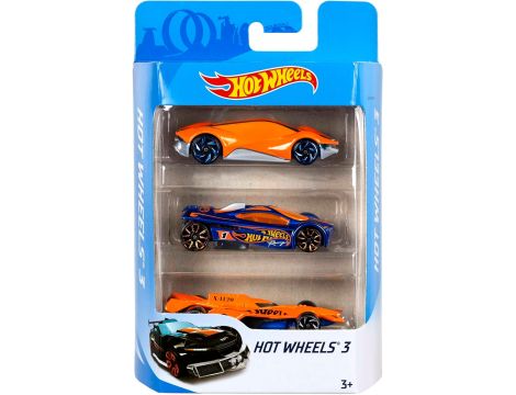 Hot Wheels Trzypak od 3 lat Samochodowy zestaw upominkowy - 7