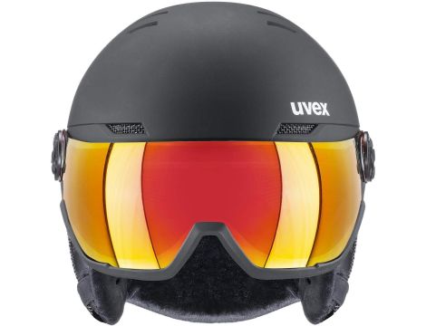Kask narciarski Uvex r. 58-61cm czarny mat Wanted visor - 3