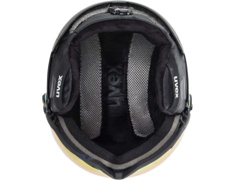 Kask narciarski Uvex r. 58-61cm czarny mat Wanted visor - 6