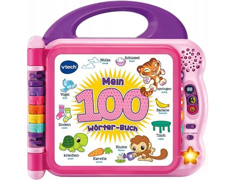 Książka z 100 słowami nauka zwierząt j.niemiecki - 2