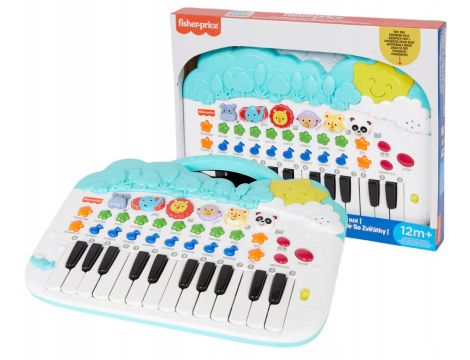 Pianinko dla dzieci Fisher-Price zwierzątka - 4