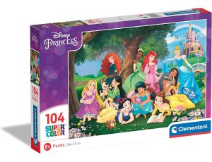 Puzzle Clementoni Super Kolor 104 elementów Disney princess - image 2