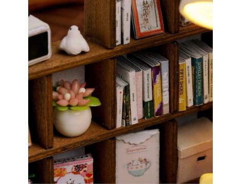 CUTEROOM Domek dla lalek miniaturowy drewniany domek dla lalek - 4