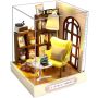 CUTEROOM Domek dla lalek miniaturowy drewniany domek dla lalek - 4
