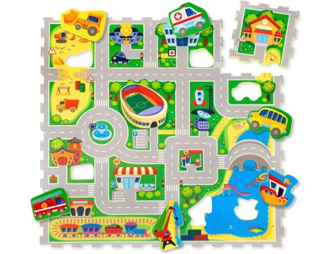 HAKUNA MATTE CITY MATA PIANKOWA PUZZLE 120X120CM - 9