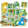 HAKUNA MATTE CITY MATA PIANKOWA PUZZLE 120X120CM - 10