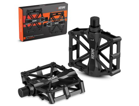 Pedały rowerowe aluminiowe MTB antypoślizgowe, łożyska uszczelnione (1402)