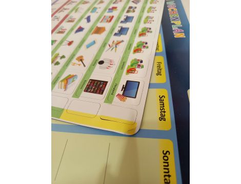 Tablica magnetyczna - planer tygodnia dla dzieci - 4